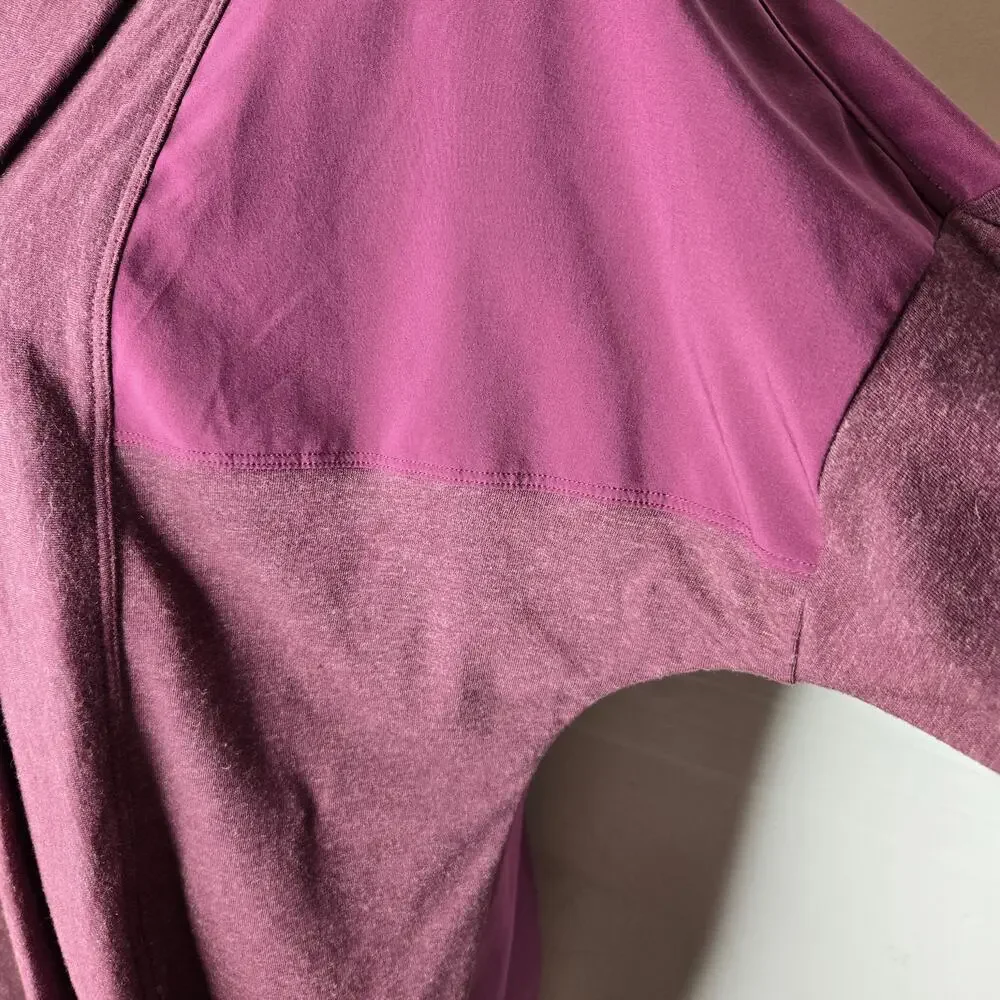 LUCY Women’s Lightweight Active Cardigan Maroon Size Small